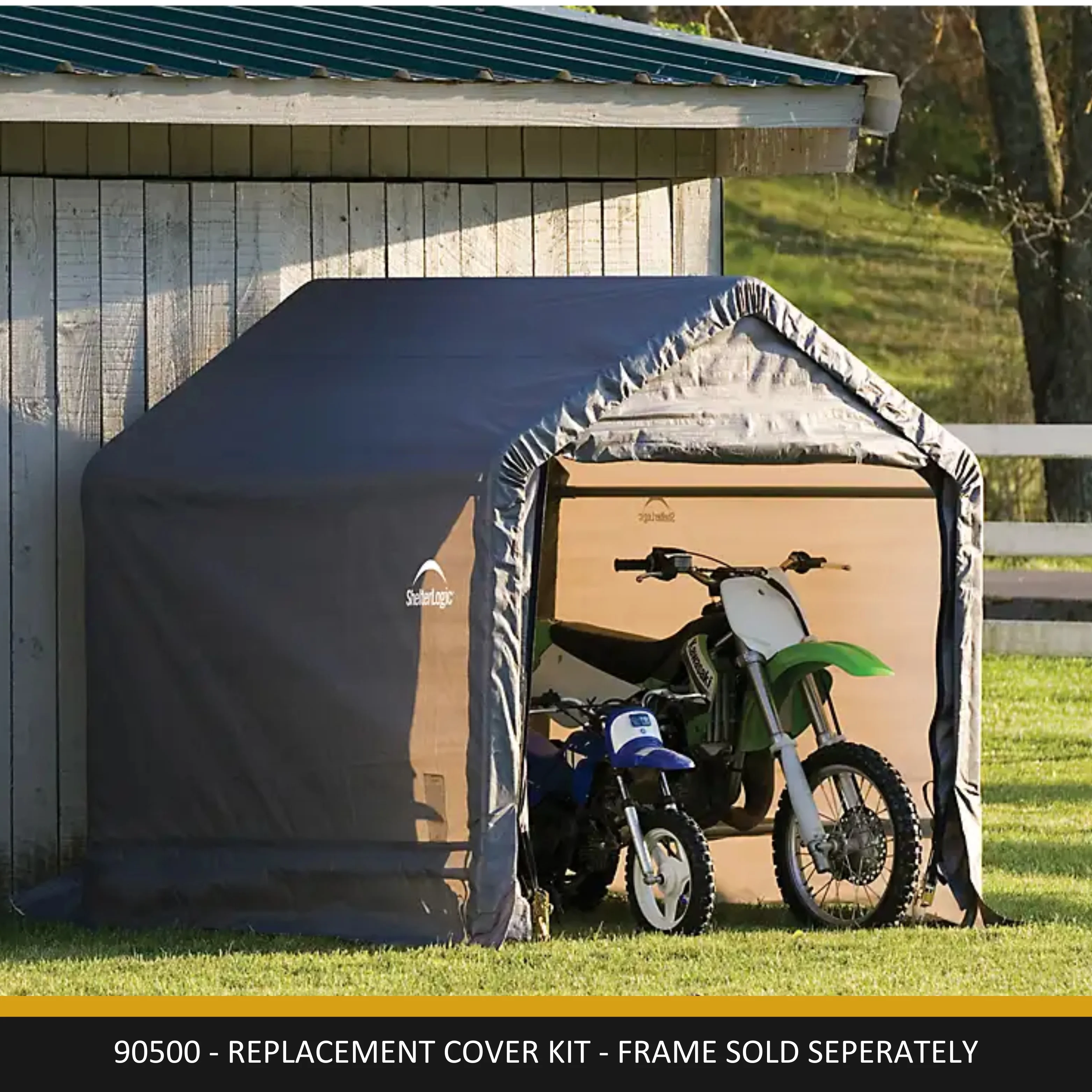Cover Kit for the Shed-in-a-Box® 6 ft. x 6 ft. x 6 ft. 7.5 oz. Gray (Frame not included)