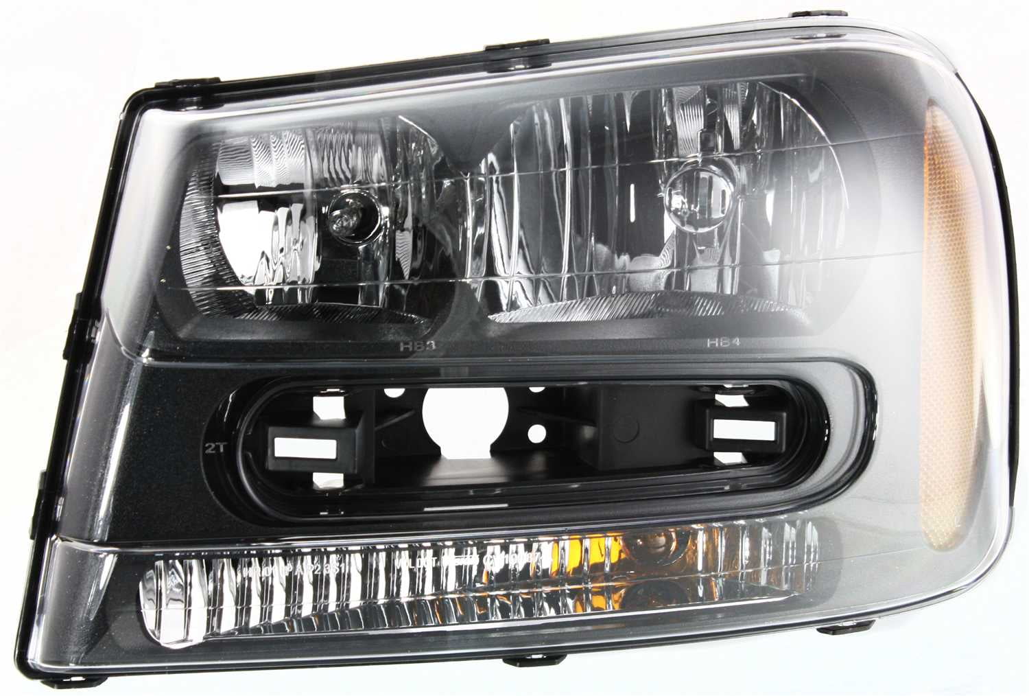 Headlight Compatible With 2002-2009 Chevrolet Trailblazer 2002-2006 EXT Left Driver Halogen With bulb(s) CAPA Certified