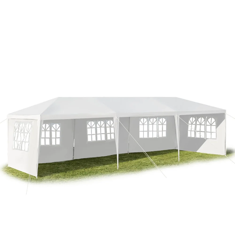 Topcobe 10 x 30 Feet Canopy Tent with 5 Removable Sidewalls for Party Wedding BBQ Events