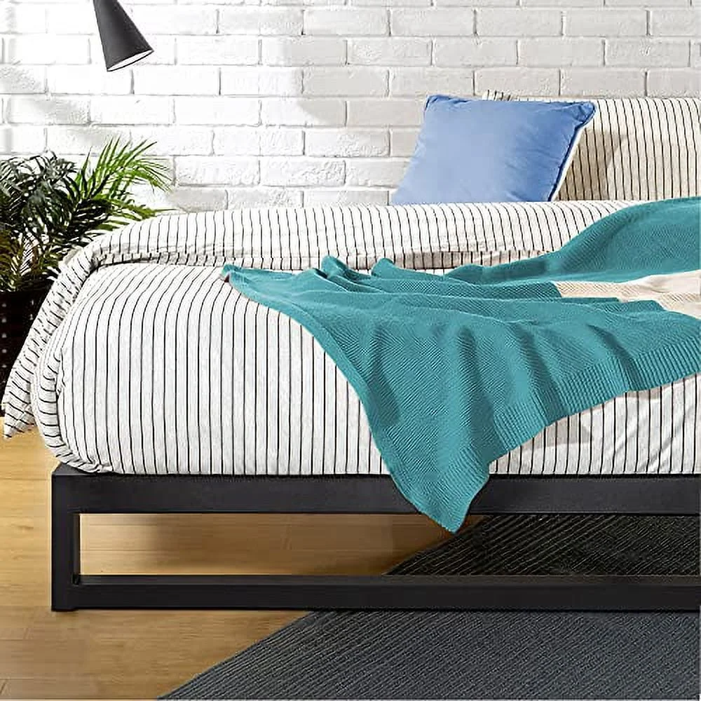 Zinus Trisha Metal Platform Bed Frame, Wood Slat Support, No Box Spring Needed, Easy Assembly, Full