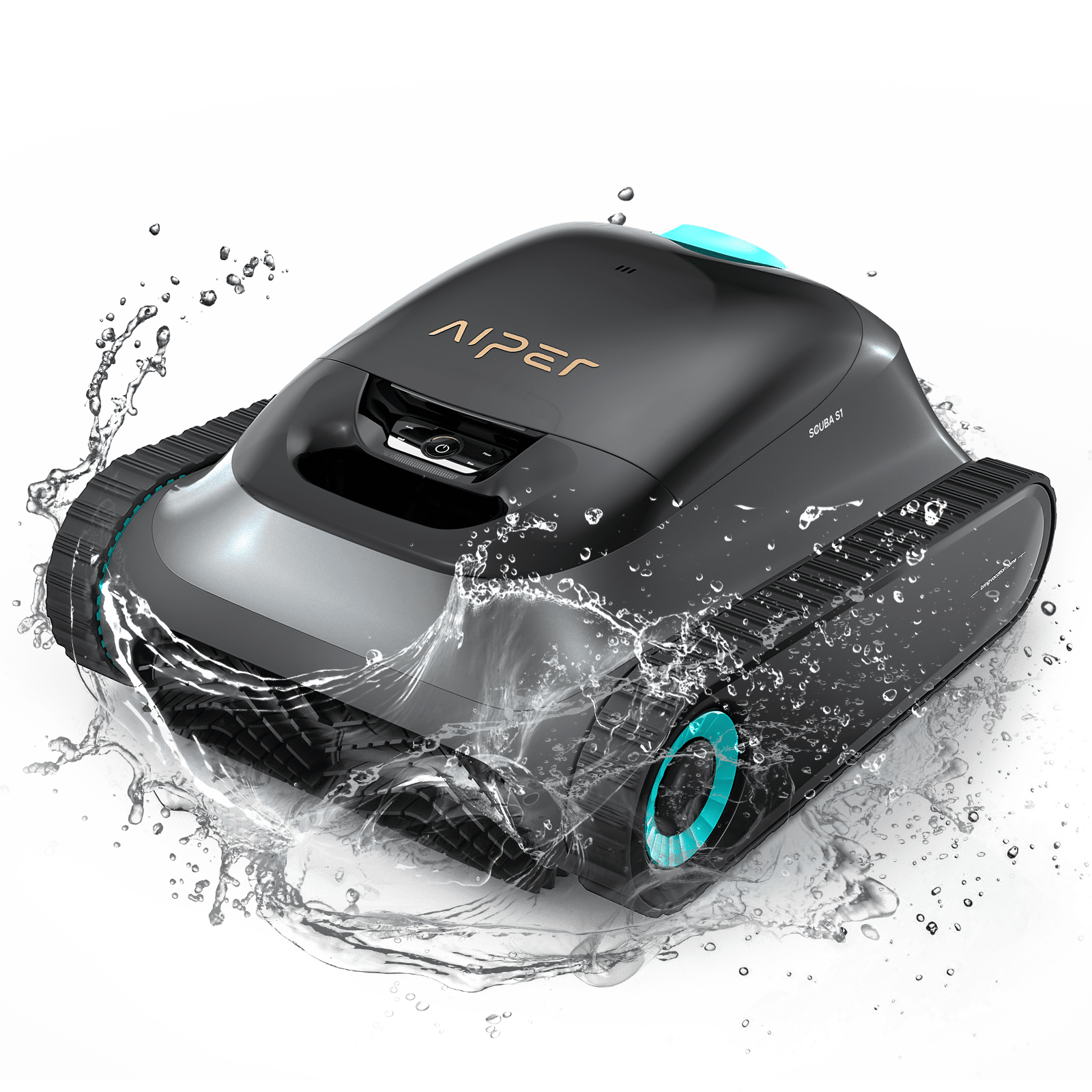 AIPER Scuba S1 Cordless Robotic Pool Vacuum Cleaner Pool Robot with Wall Climbing for Inground Pools Floors Walls and Waterlines 2024 CES Award