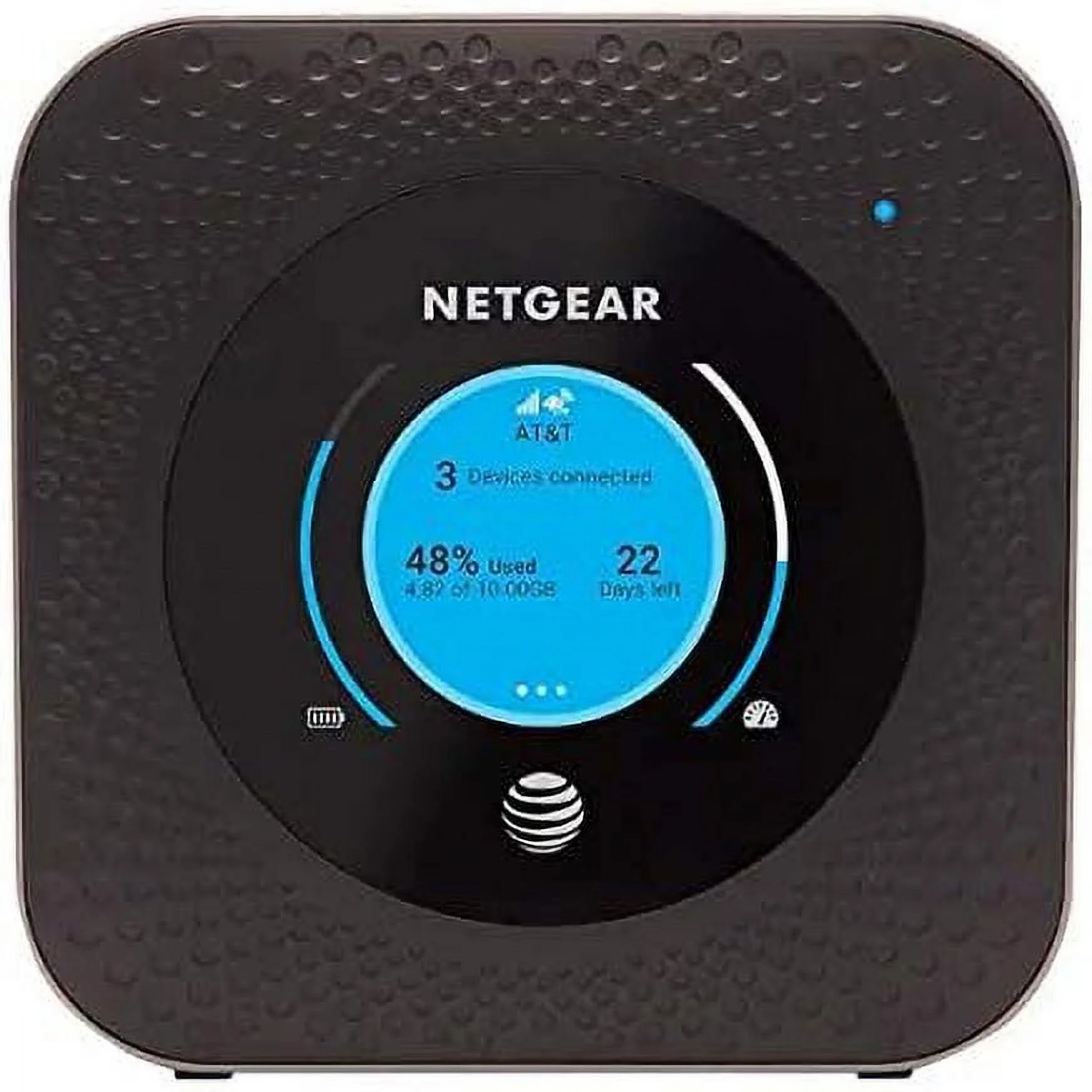 Restored Netgear Nighthawk MR1100 4G LTE Mobile Hotspot Ethernet Router (AT&T GSM Unlocked)(Steel Gray) dual band (Refurbished)