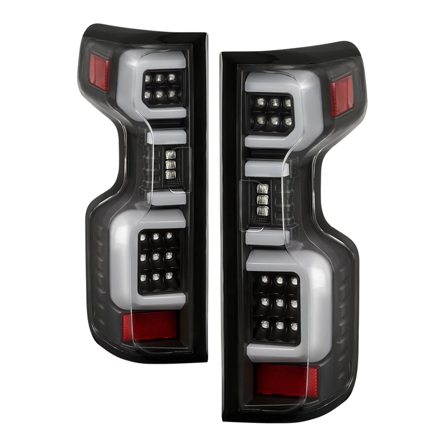 Spyder Chevy Silverado 19-20 LED Tail Light Black ALT-YD-CS19HAL-BK - 5087256 Fits select: 2019-2020 CHEVROLET SILVERADO, 2019 CHEVROLET SILVERADO LD