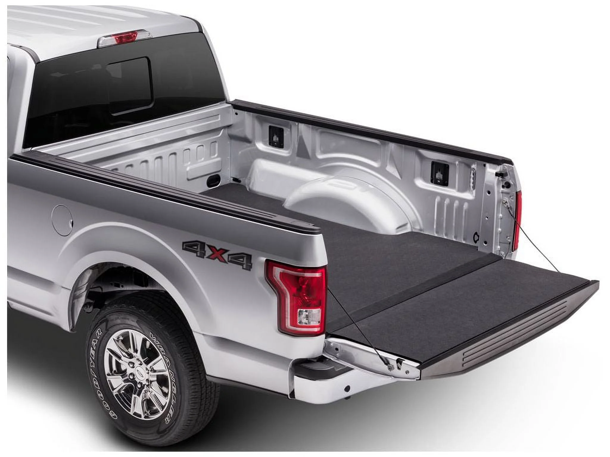 BedRug by RealTruck IMPACT Mat | Compatible with 2024 Ford Ranger SuperCrew, 5' Bed, Models w/Non Liner / Spray-In | Charcoal Grey, IMR24DCS
