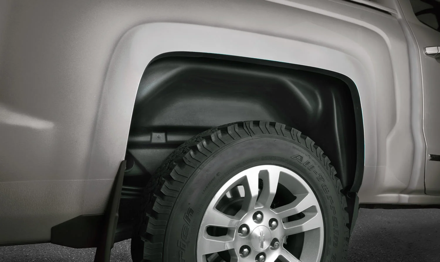 Husky by RealTruck Wheel Well Guards Compatible with 2017-2024 Ford F250, F350 Single rear wheel