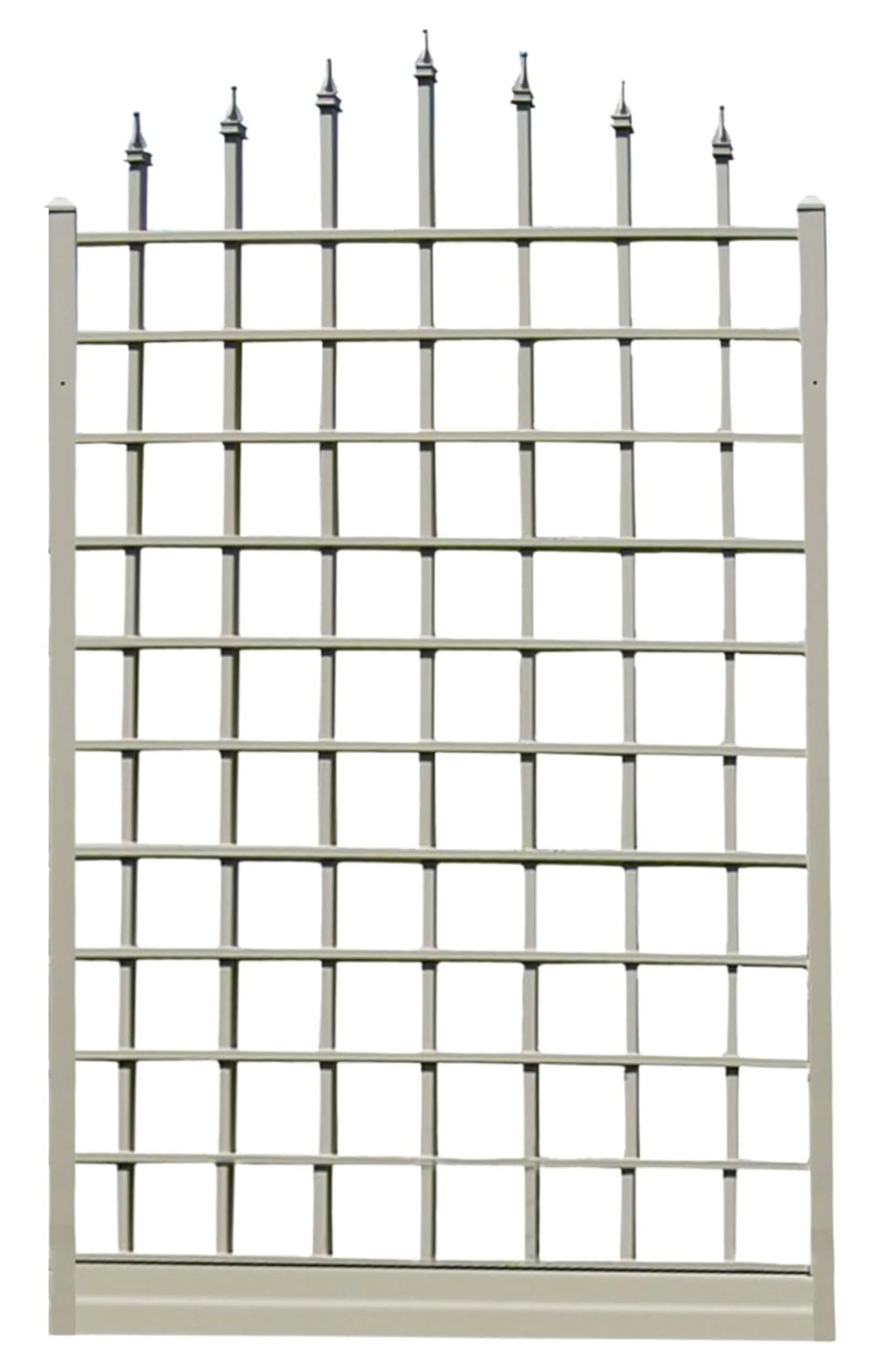 Dura-Trel 57 by 96 Inch Indoor Outdoor Garden Trellis Plant Support for Vines and Climbing Plants, Flowers, and Vegetables, White