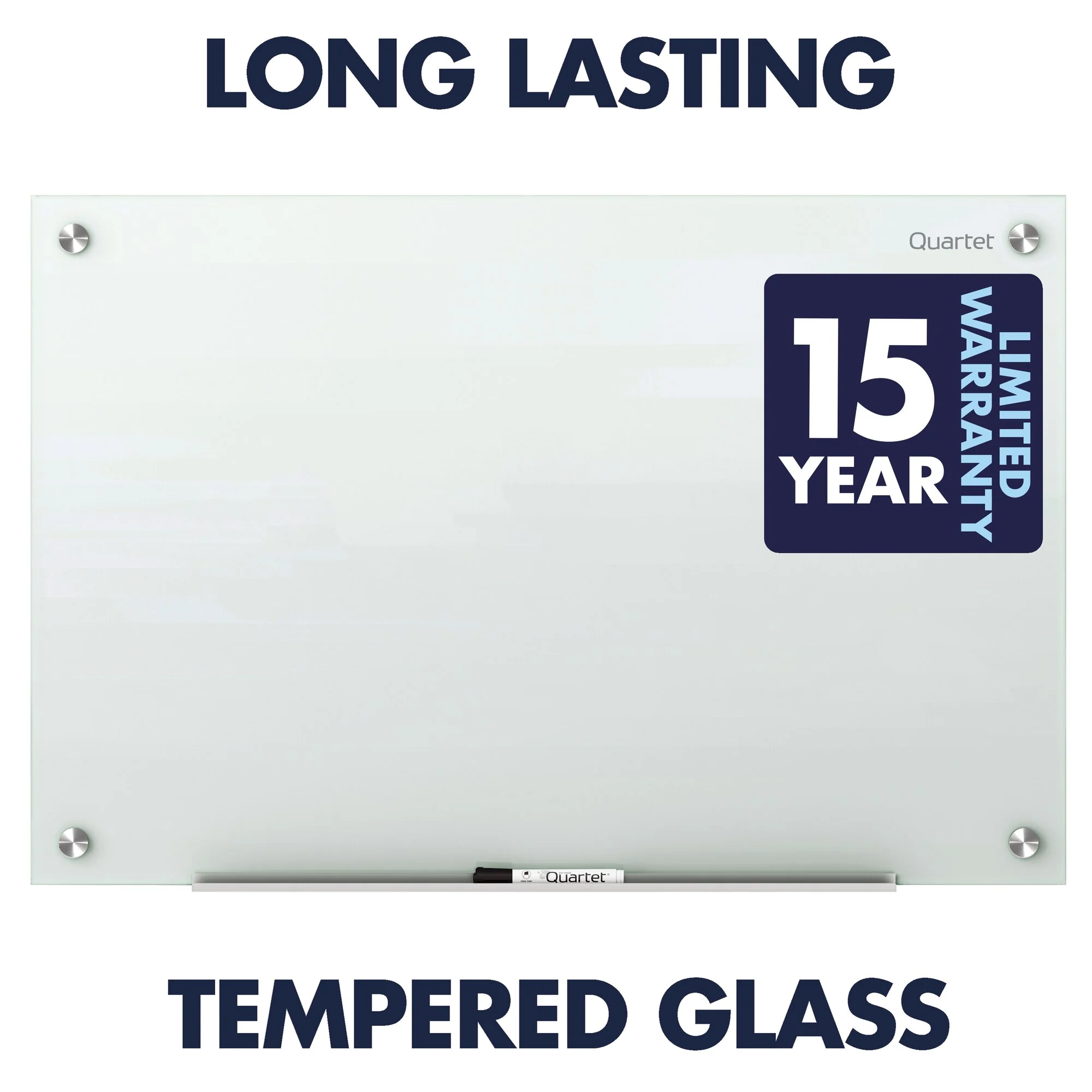 Quartet Infinity Glass Magnetic Dry-Erase Board, 96