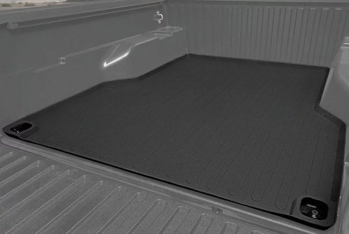 SMARTLINER Custom Fit Truck Rugged Rubber Bed Mat Compatible With 2015-2022 Ford F150 Only Fits SuperCrew 5'5