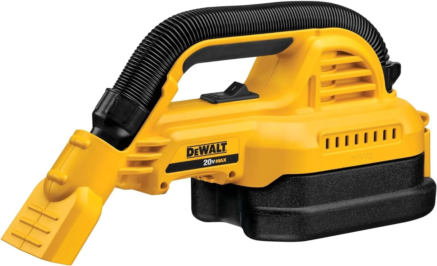 DEWALT 20V MAX Hand Vacuum, Cordless, for Wet or Dry Surfaces, 1/2-Gallon Tank, Washable Filter, Portable, Bare Tool Only DCV517B