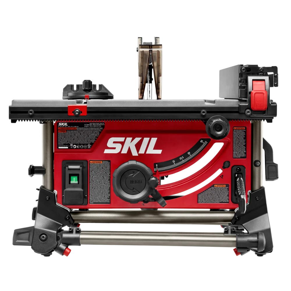 SKIL Jobsite Table Saw With Integrated Foldable Stand, 10In., 15 Amp, 25-1/2