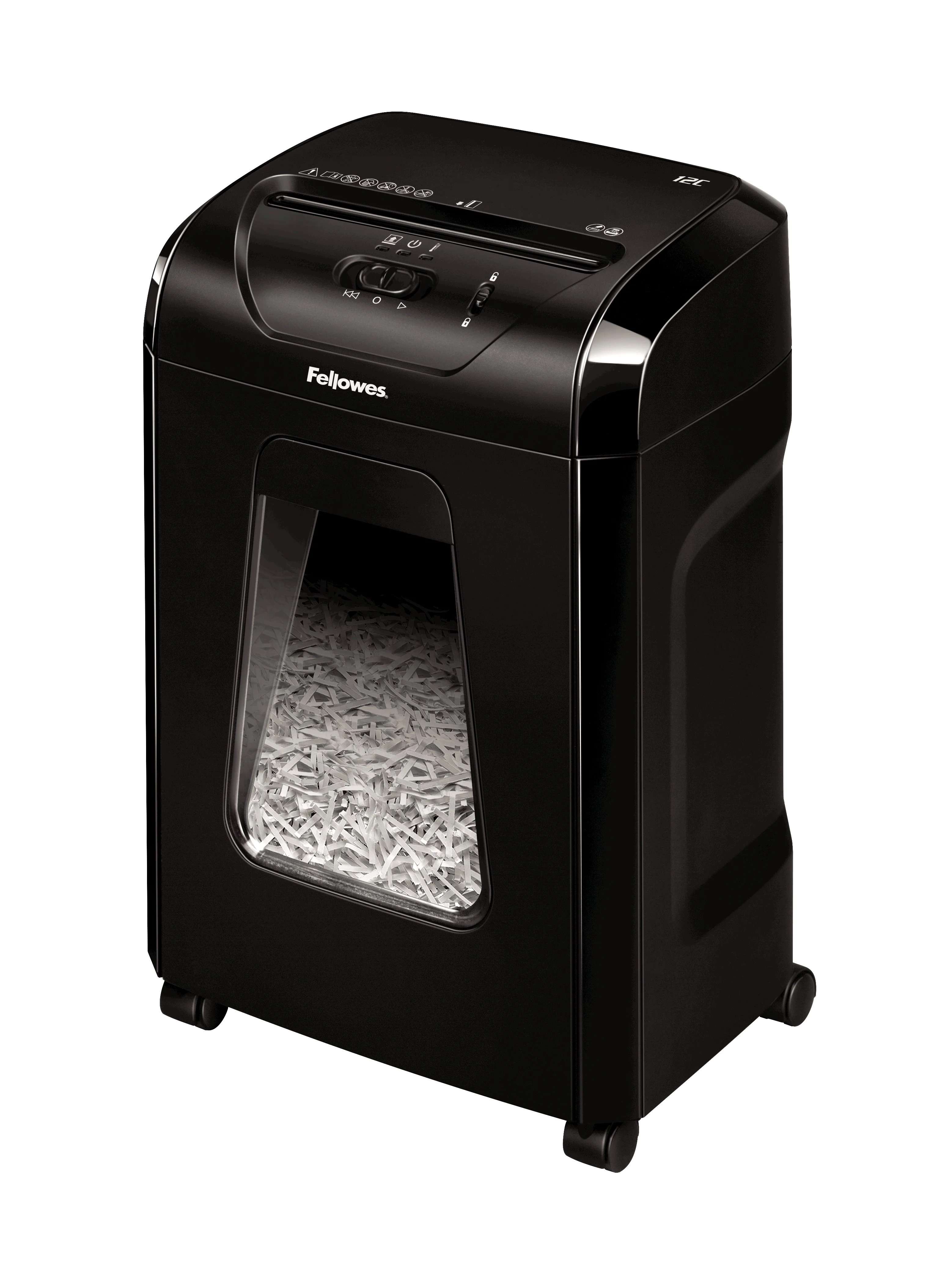 Fellowes Powershred 12 Sheet Cross-Cut Paper Home Office Paper Shredder, 19.50