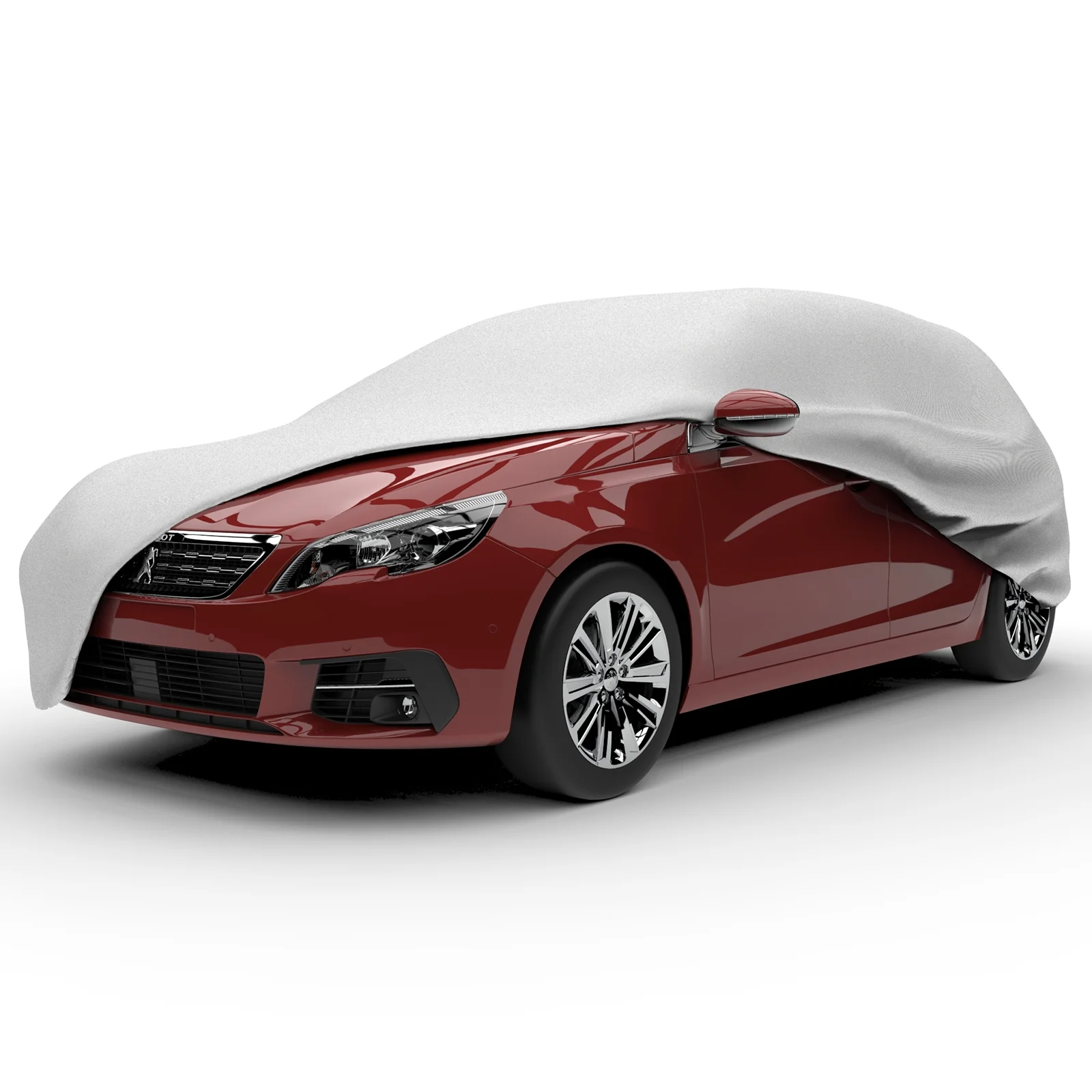 Budge Protector V Hatchback Car Cover, 5 Layer Premium Weather Protection for Cars, Multiple Sizes Fits select: 2018 ,2020-2023 SUBARU FORESTER