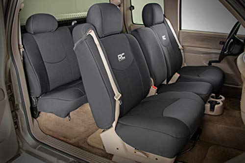 Rough Country Neoprene Seat Covers Fits 1999 - 2006 Chevy Silverado 1500, Extended Cab, 1st/2nd Row, 91019