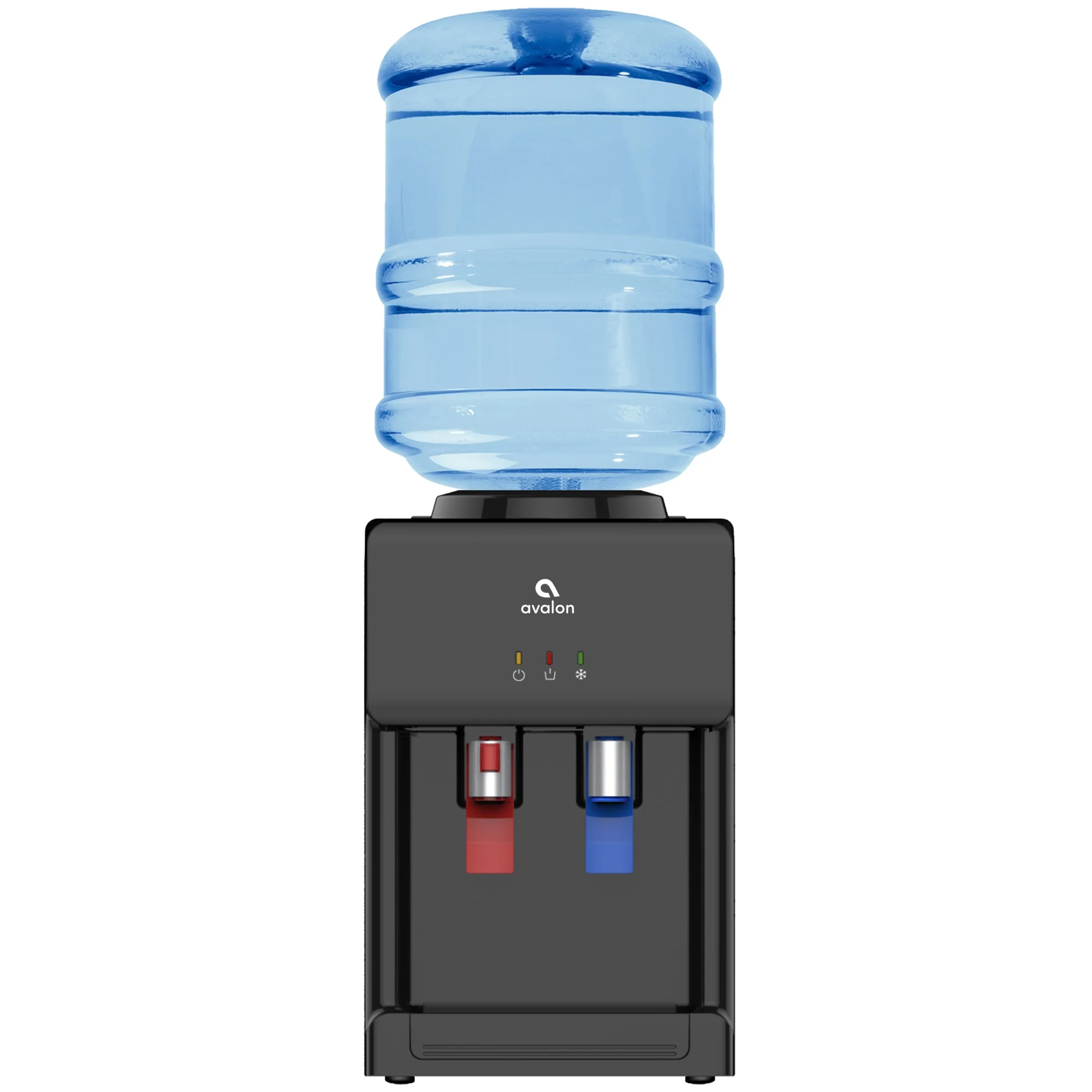 Avalon Premium Top Loading Countertop Water Dispenser, Hot & Cold Water Temperature - Black