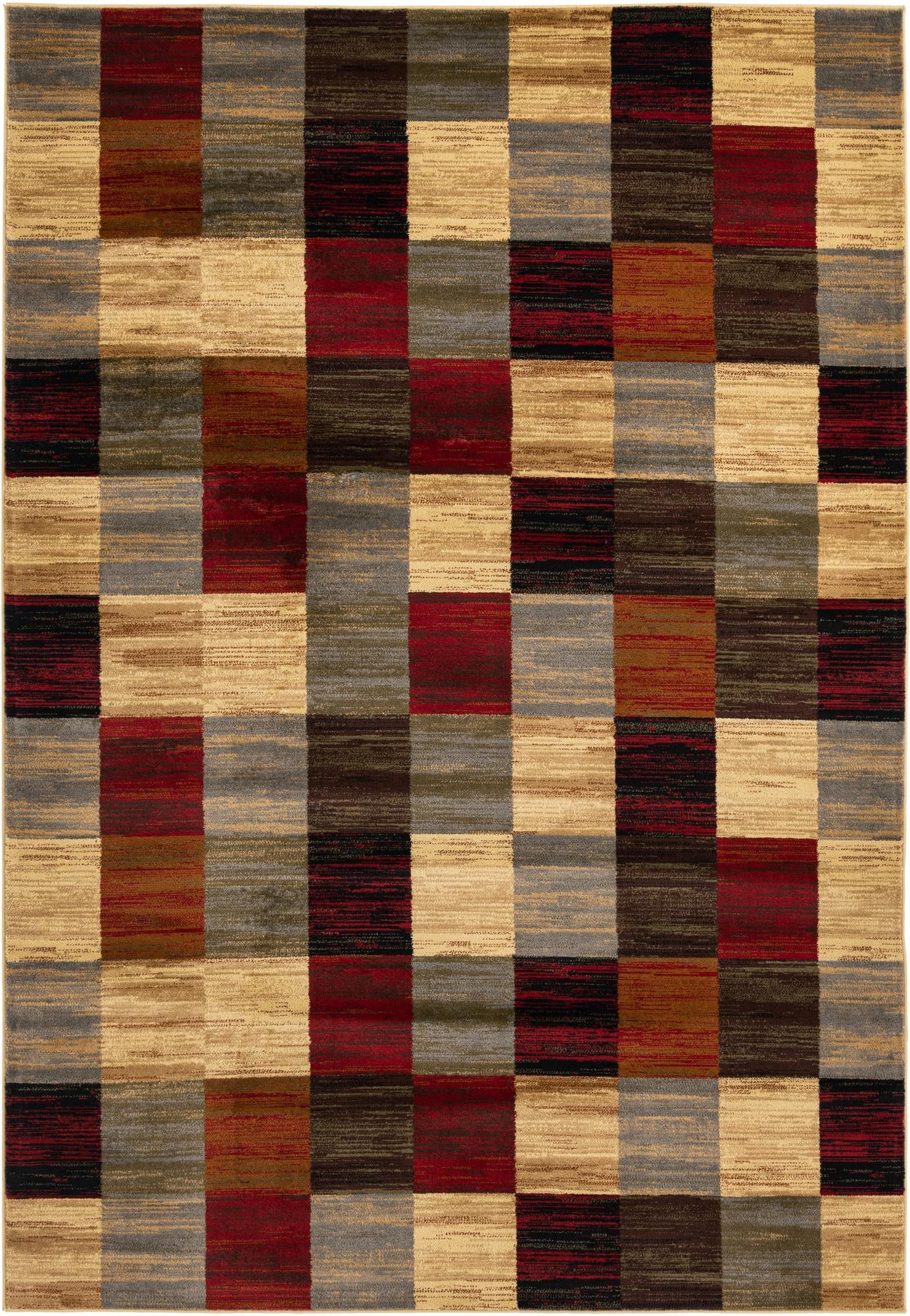 Unique Loom Gava Barista Rug Multi/Brown 7' 1