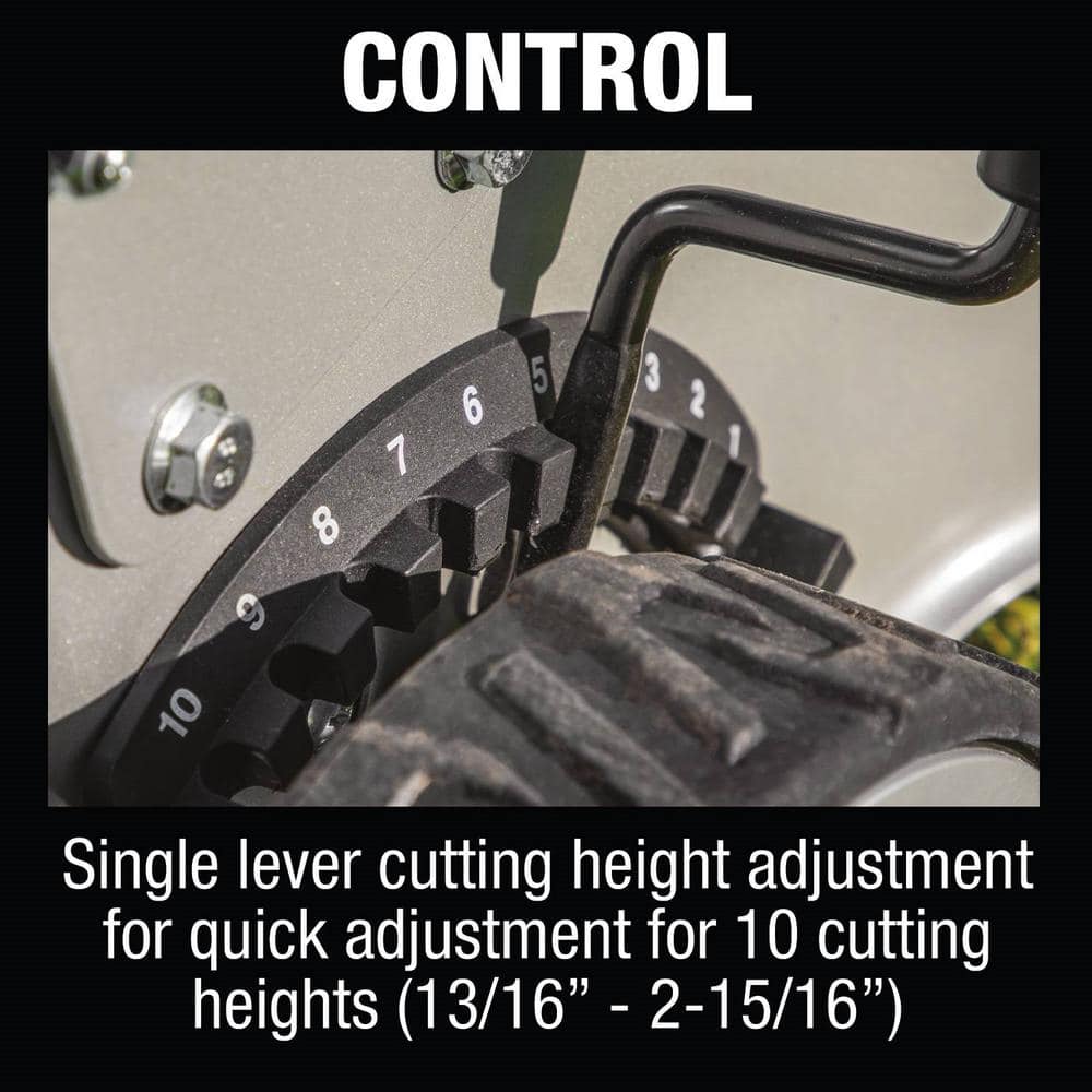 18 in 18 Volt X2 36 Volt LXT Lithium Ion Cordless Walk Behind Push Lawn Mower Kit with 4 Batteries 4 0 Ah XML03CM1