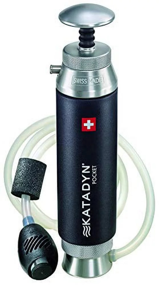 Katadyn Pocket Water Filter, Long Lasting For Personal Or Small Group Camping, Backpacking Or Emergency Preparedness