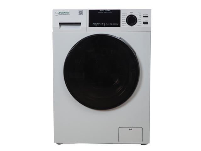 Equator All-in-One Washer Dryer VENTLESS/VENTED PET cycle 1.62cf/15lbs 110V in White