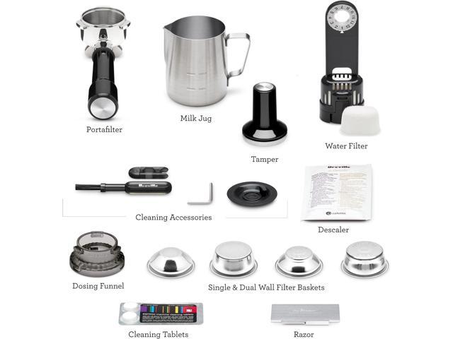Breville the Barista Pro Espresso Machine, Medium, Brushed Stainless Steel BES878BSS1BUS1
