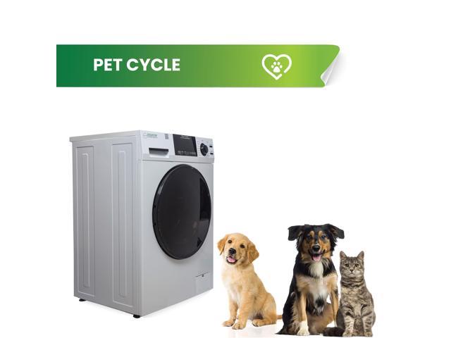Equator All-in-One Washer Dryer VENTLESS/VENTED PET cycle 1.62cf/15lbs 110V in White