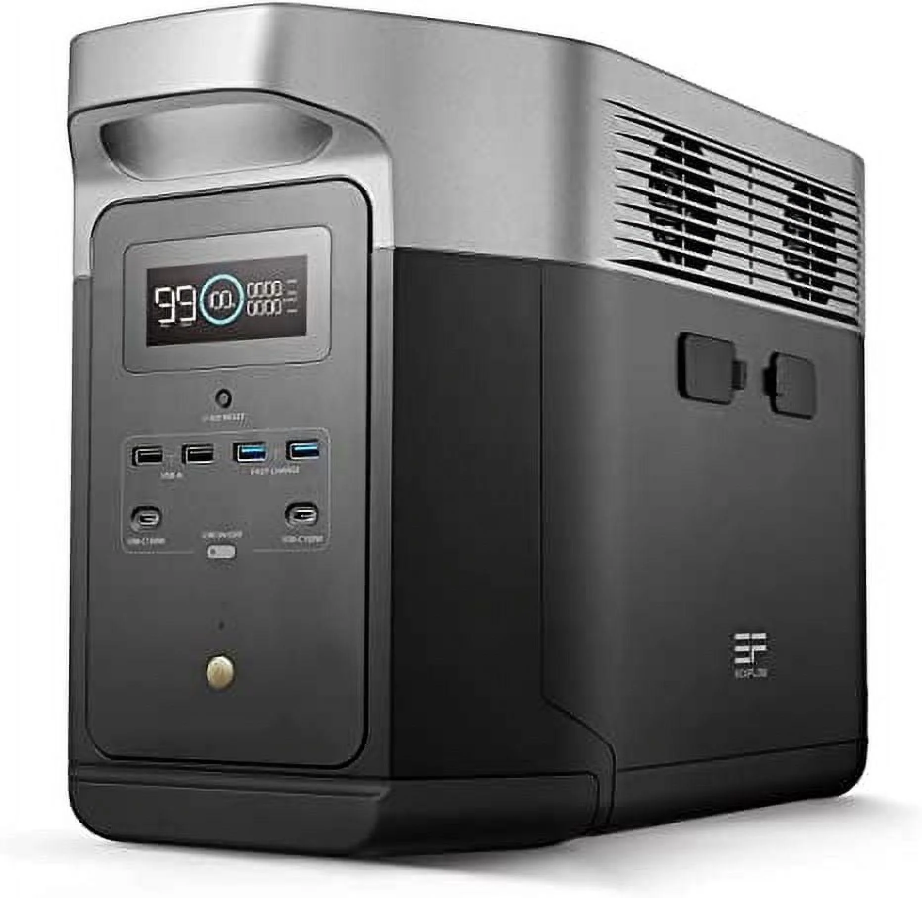EF EcoFlow DELTA Max 2000 Portable Power Station 2016Wh Capacity,Solar Generator 2400W AC Output for Outdoor Camping,Home Backup,Emergency,RV,off-Grid
