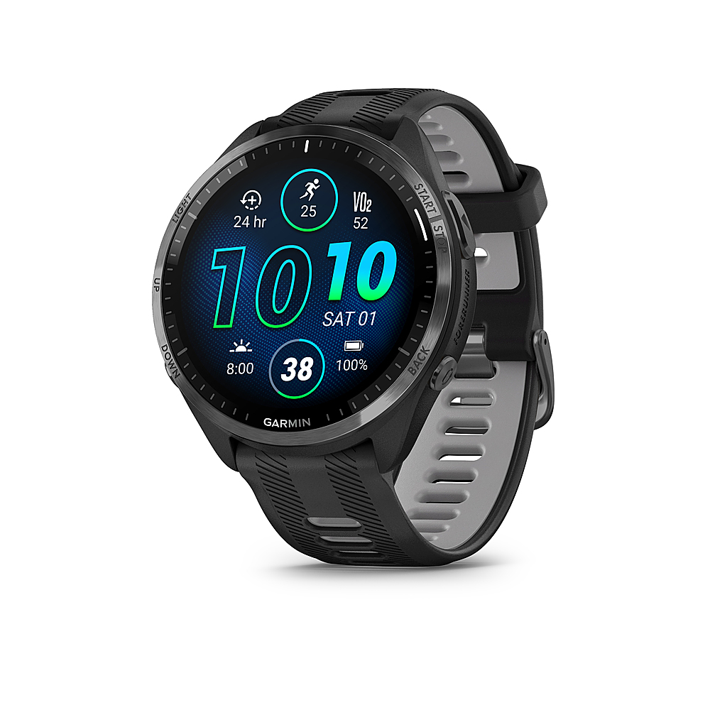 Garmin Forerunner 965 GPS Smartwatch 47 mm Fiber reinforced polymer Carbon Gray TLC/Titanium