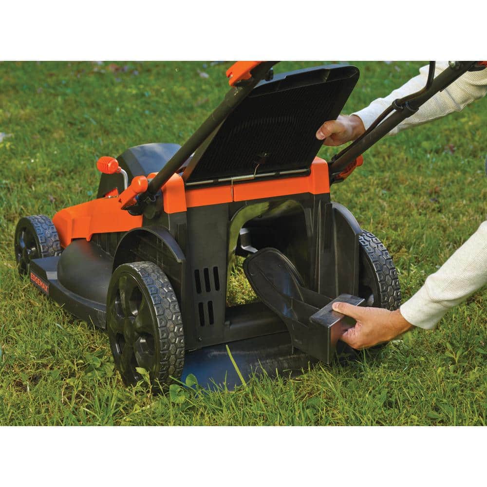 BLACK+DECKER 40V MAX 20 in Battery Powered Walk Behind Push Lawn Mower with 2 2Ah Batteries & Charger CM2043C