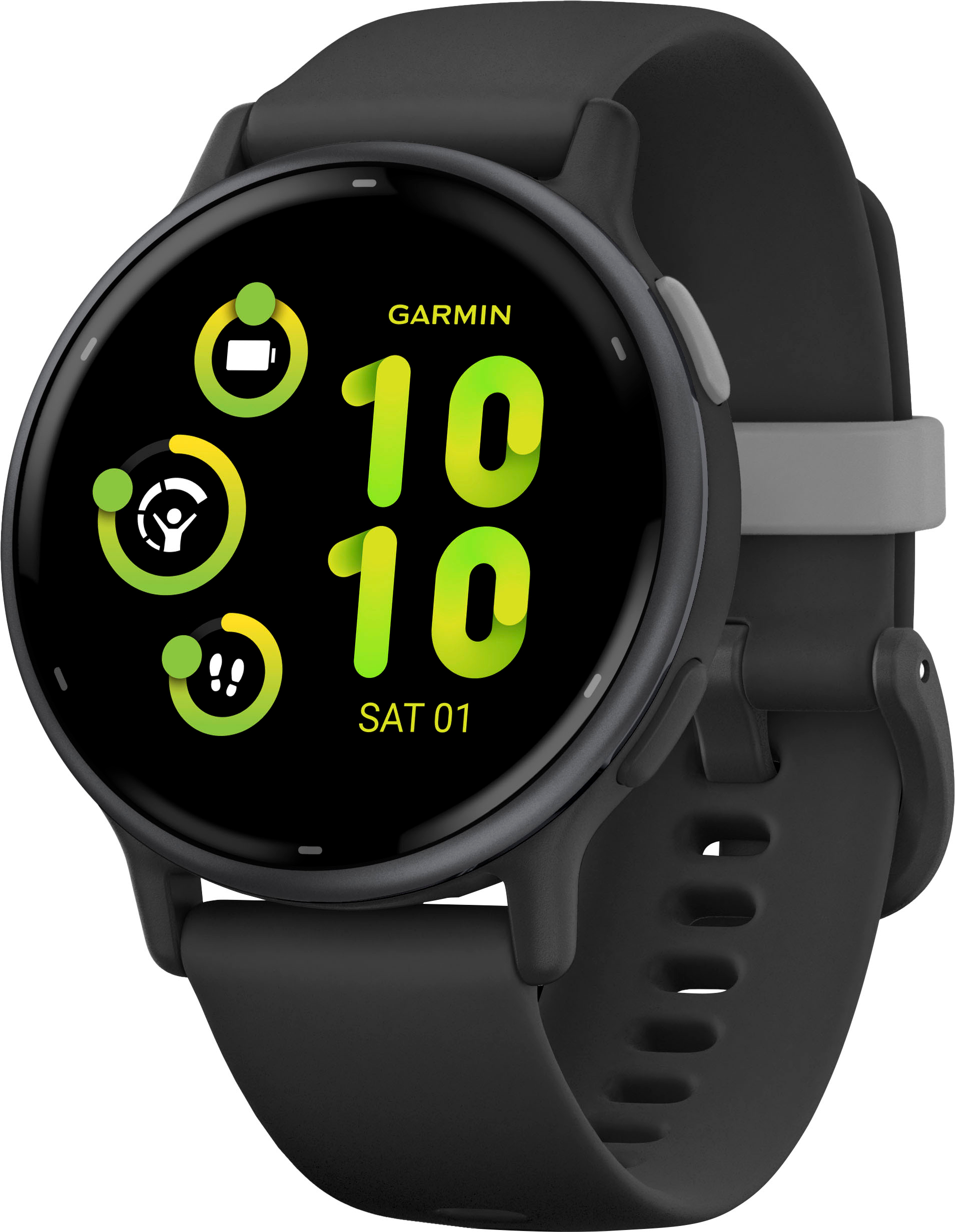 Garmin vívoactive 5 GPS Smartwatch 42 mm Fiber reinforced polymer Slate Aluminum and Black