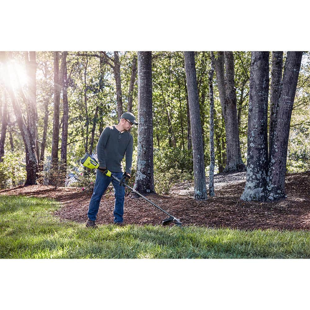 40V HP Brushless 21 in Cordless Walk Behind Self Propelled Lawn Mower & Trimmer 3 Batteries/ 2 Rapid Chargers RY401140 4X