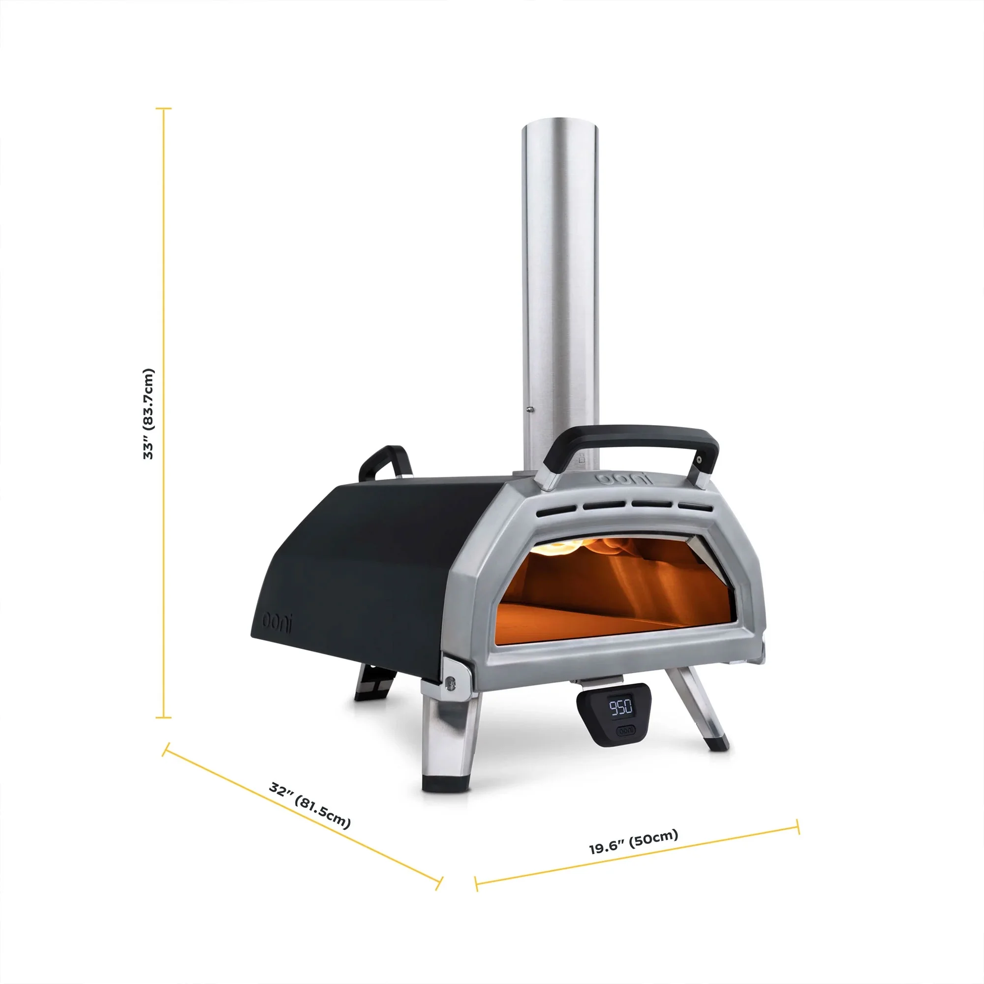 Ooni Karu 16 Inch Capacity Multi Fuel Pizza Oven with ViewFlame Technology