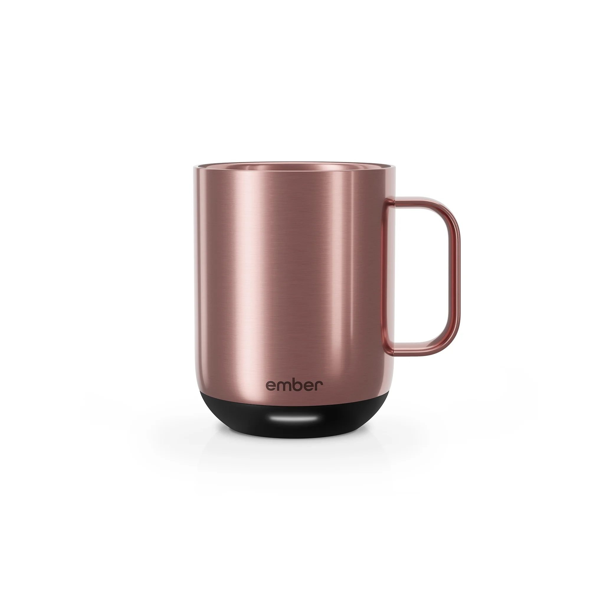 Ember Temperature Control Smart Mug 2, 10 oz, Rose Gold, Up To 1.5-hr Battery Life - App Controlled Heated Coffee/Tea Mug - Improved Design
