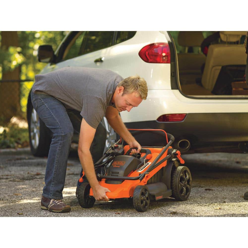 BLACK+DECKER 40V MAX 20 in Battery Powered Walk Behind Push Lawn Mower with 2 2Ah Batteries & Charger CM2043C