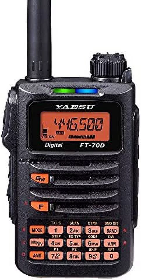FT 70DR FT 70DE Original Yaesu 144/430 MHz Digital/Analog Handheld Transceiver C4FM / FDMA 3 Year Manufacturer Warranty