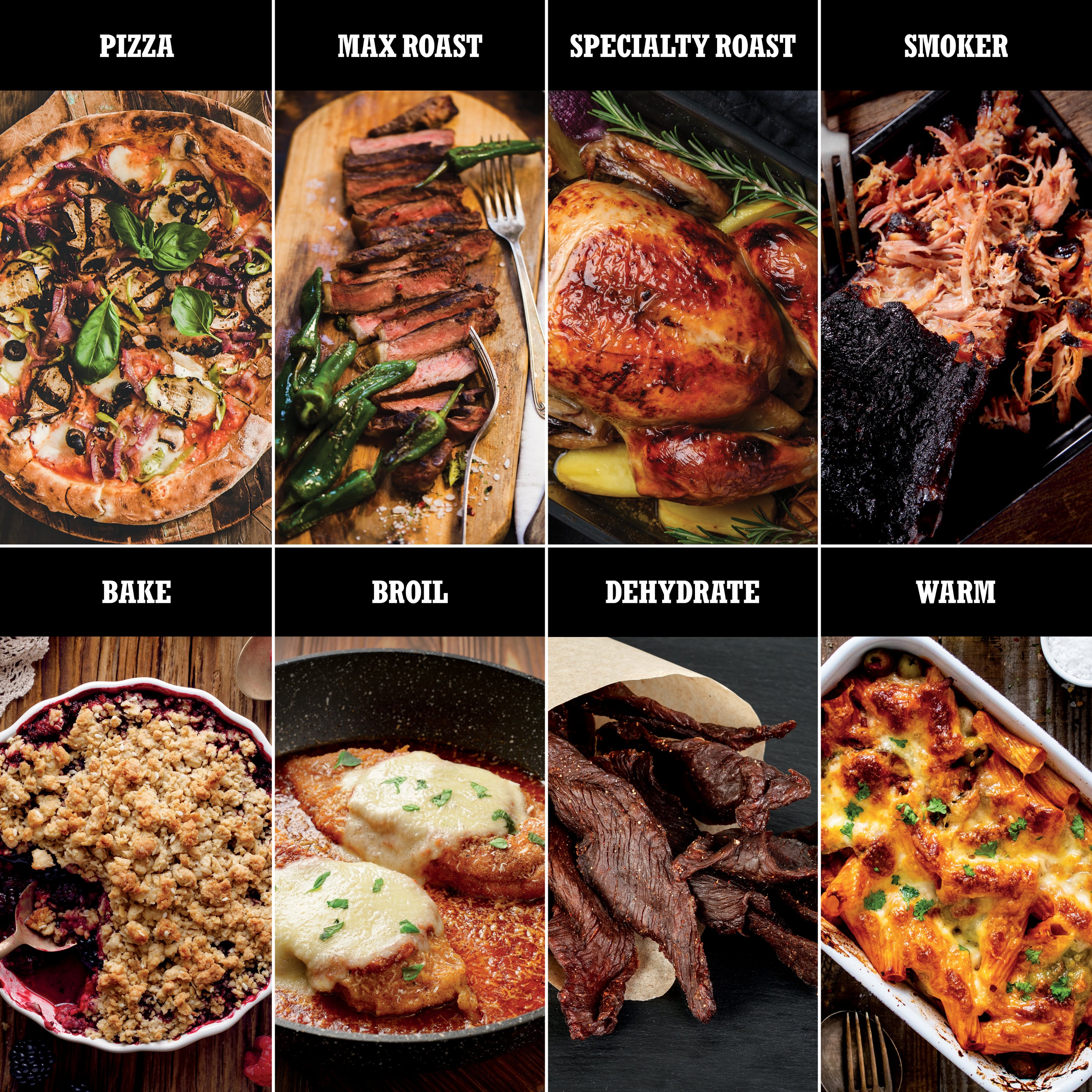 Ninja - Woodfire Pizza Oven, 8-in-1 Outdoor Oven, 5 Pizza Settings, 700°F, Smoker, Woodfire Technology, Electric - Terracotta Red