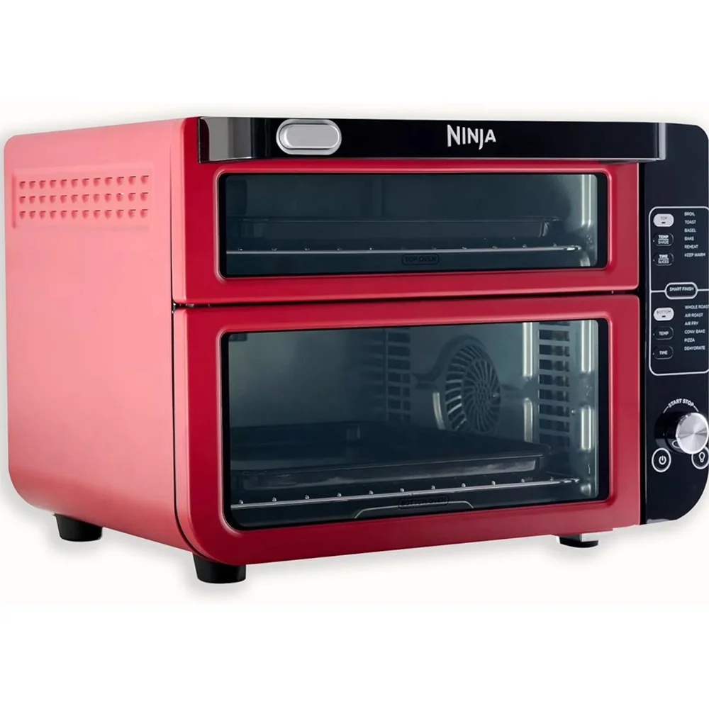 Restored Ninja DCT401QCM 12-in-1 Double Oven with FlexDoor Cinnamon Bundle with 2 YR CPS Enhanced Protection Pack (Refurbished)