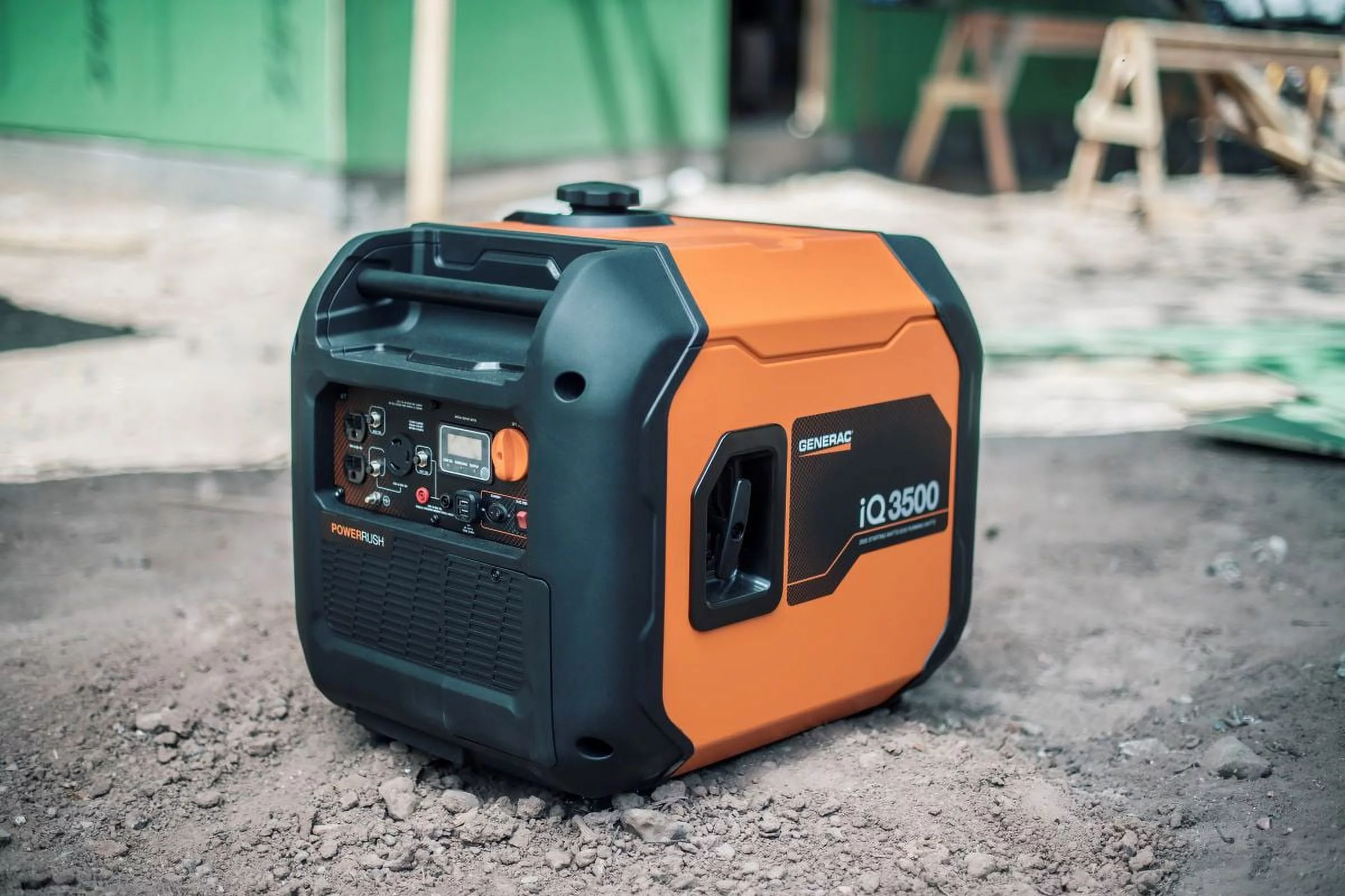 Generac IQ3500 3500-Watt Electric Start Gasoline Inverter Generator With POWERRUSH Technology