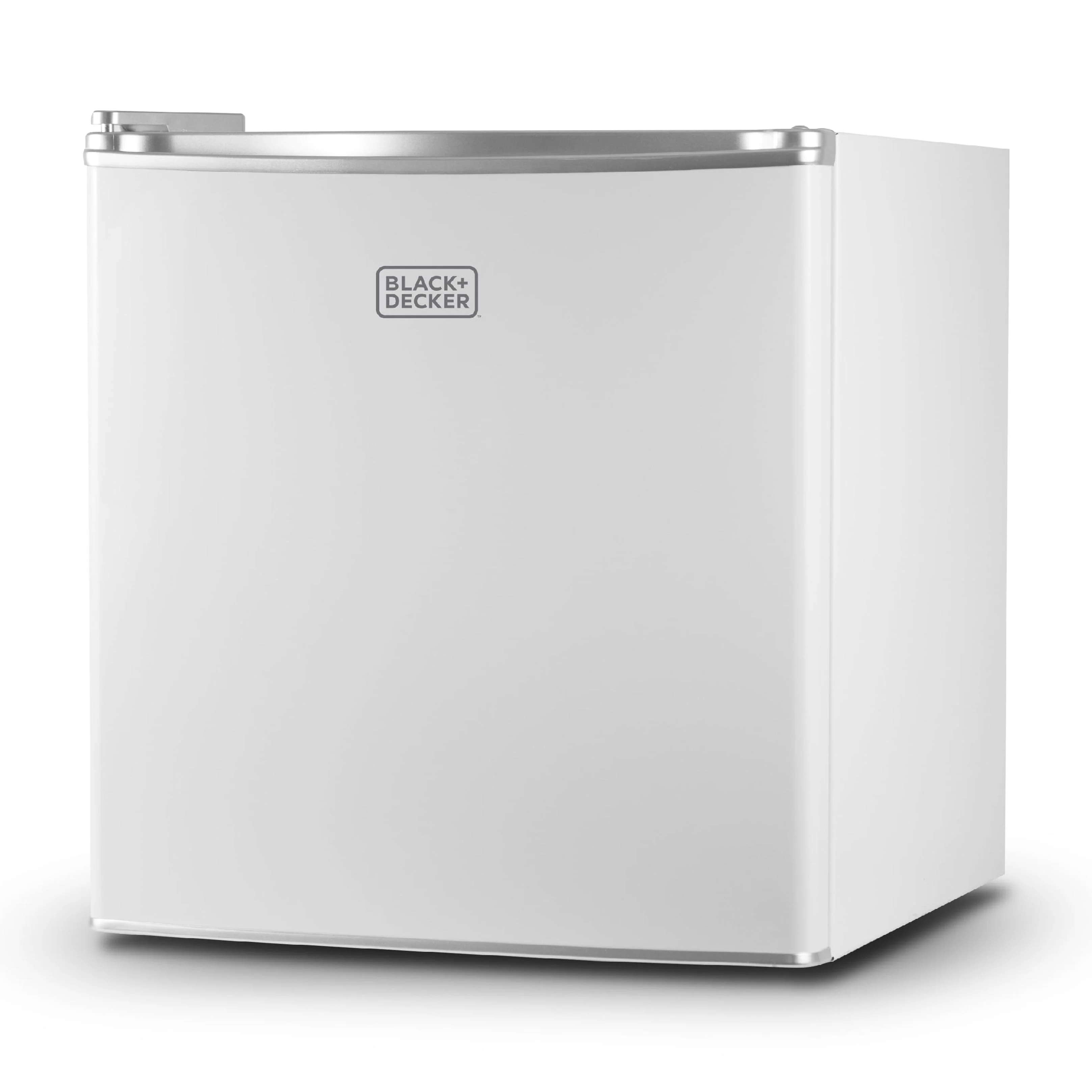 BLACK+DECKER BCRK17W Compact Refrigerator Energy Star Single Door Mini Fridge with Freezer, 1.7 cu. ft., White