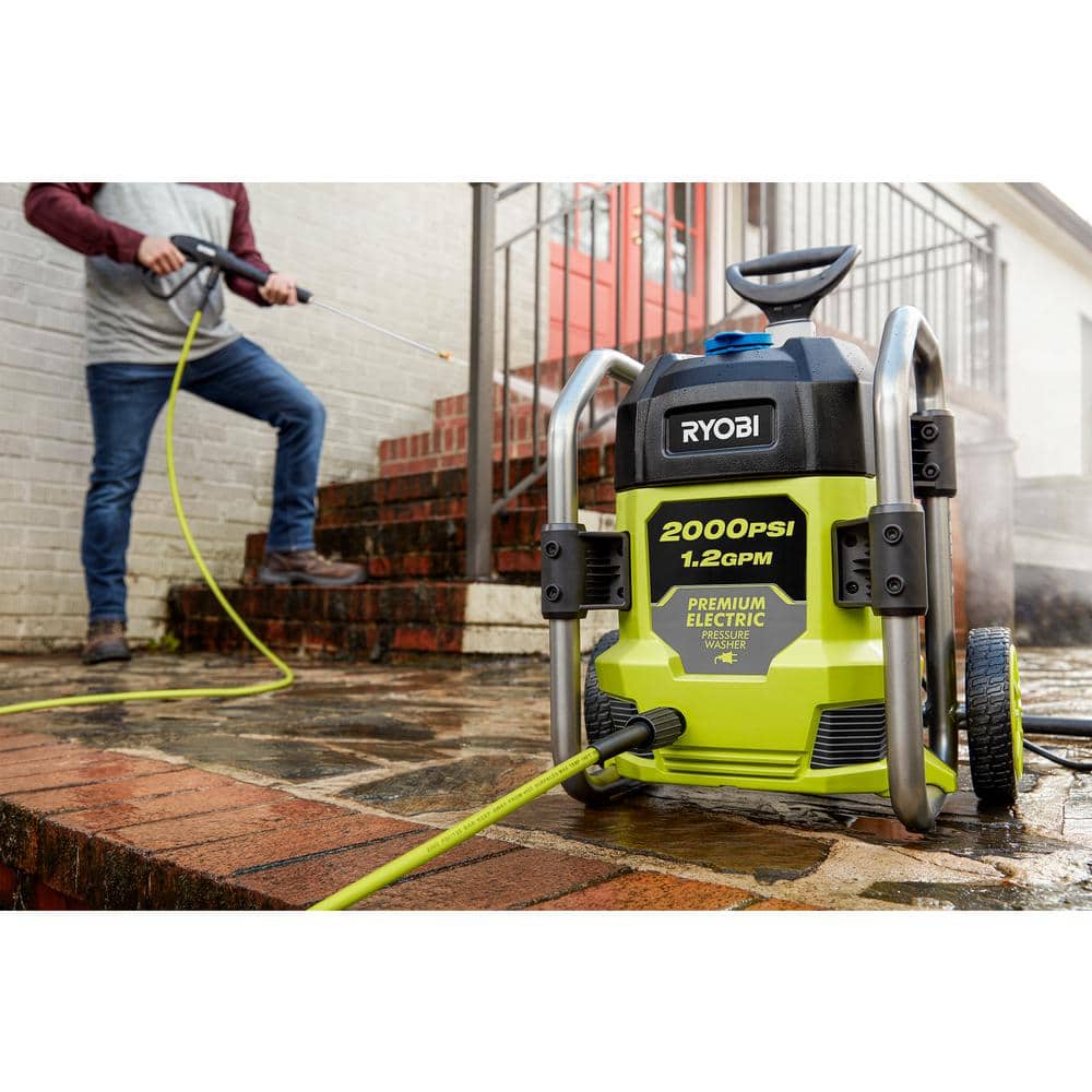 2000 PSI 1.2 GPM Cold Water Corded Electric Pressure Washer RY142022