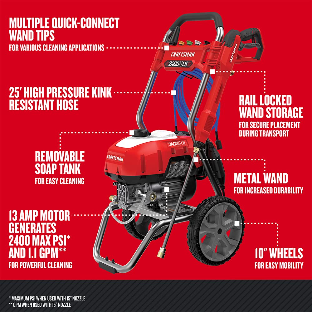 CRAFTSMAN CMEPW2400 Electric Pressure Washer