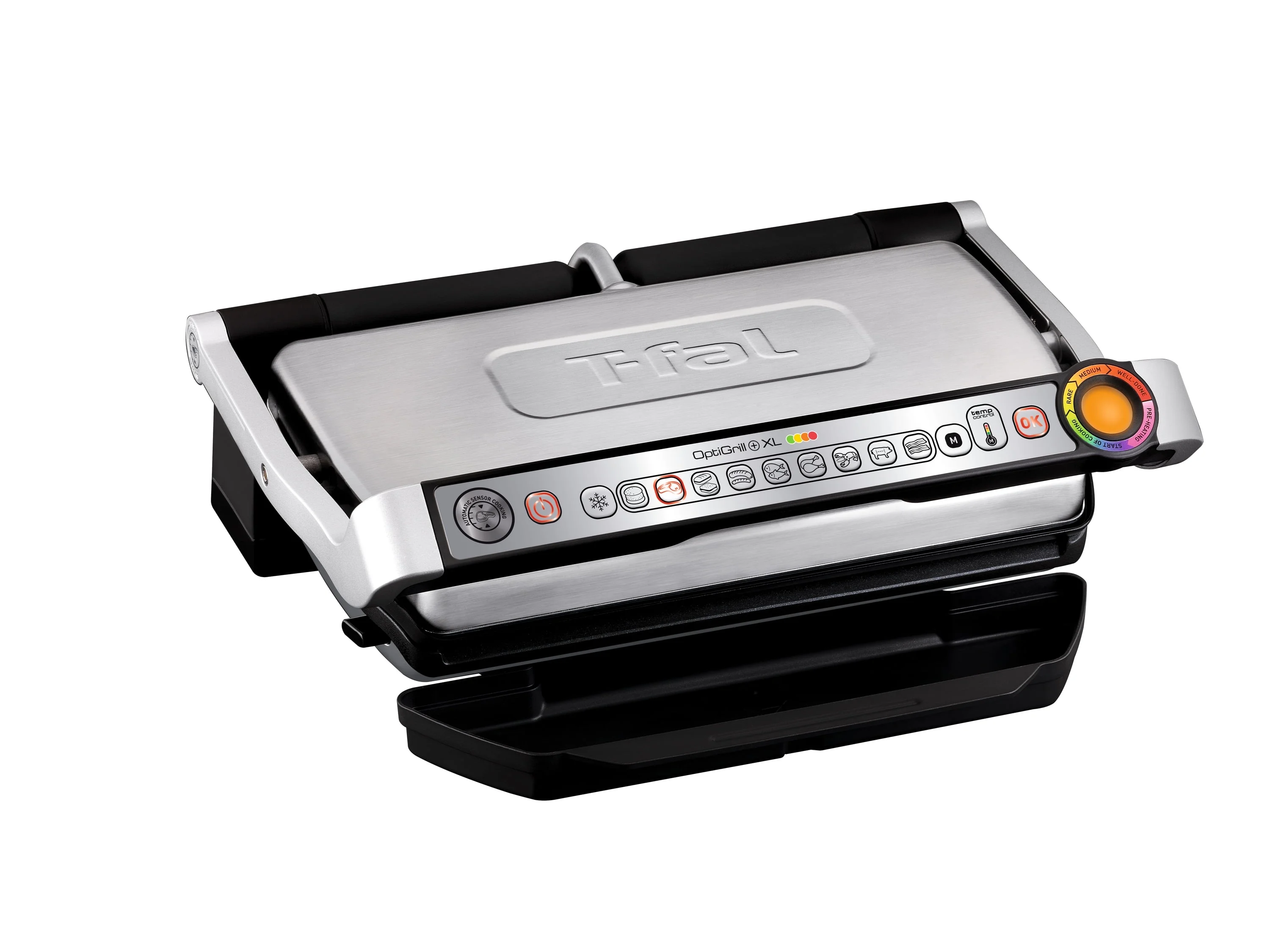 T-Fal OptiGrill XL Indoor Electric Grill with Removable, Dishwasher Safe Nonstick Plates, GC722D53