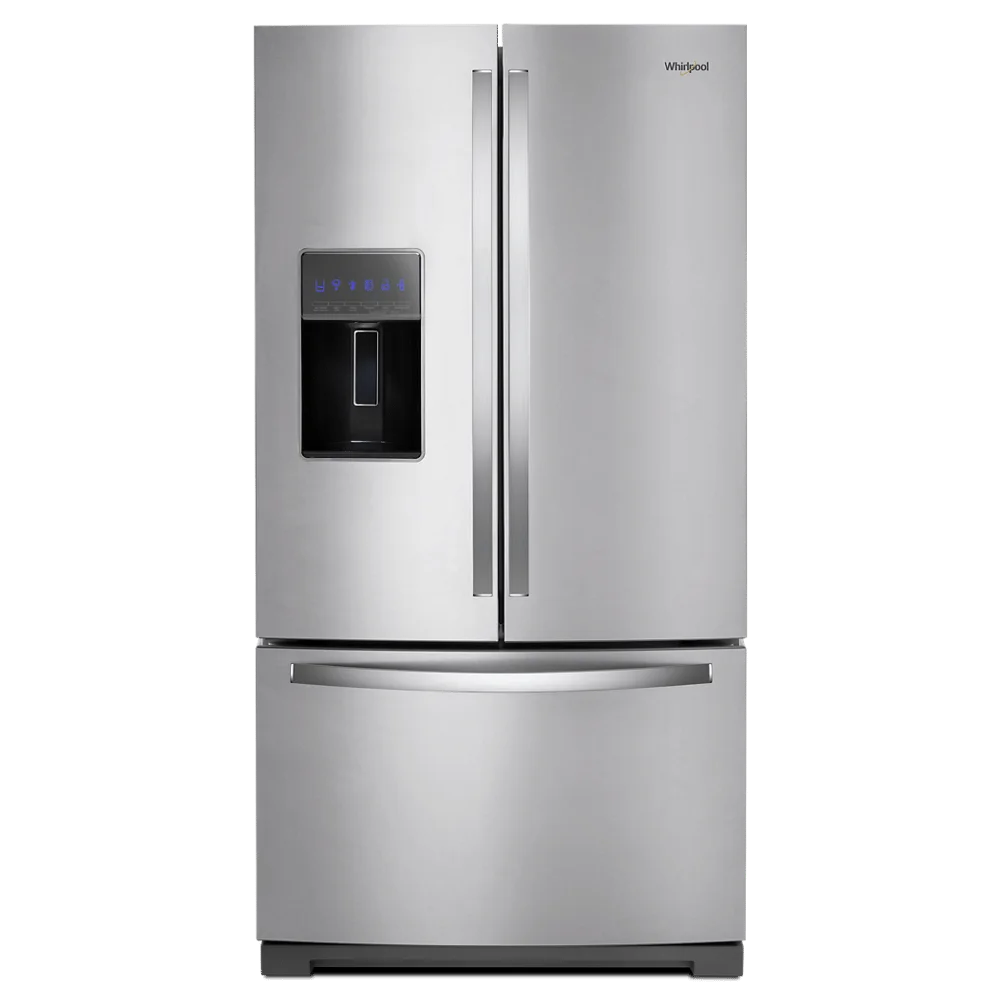 Whirlpool WRF757SDHZ 27 Cu Ft Stainless Steel Wide French Door Refrigerator