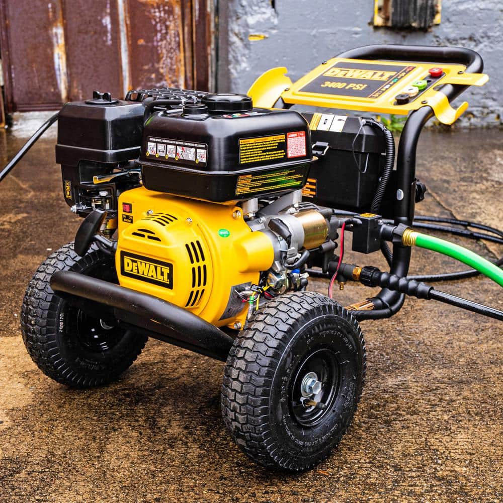 3400 PSI 2.5 GPM Gas Cold Water Pressure Washer with Electric Start Engine DXPW3425E