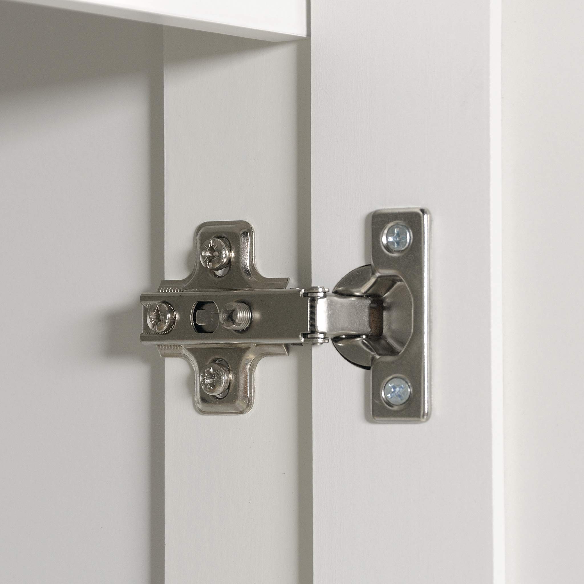 Sauder Storage Cabinet White Finish