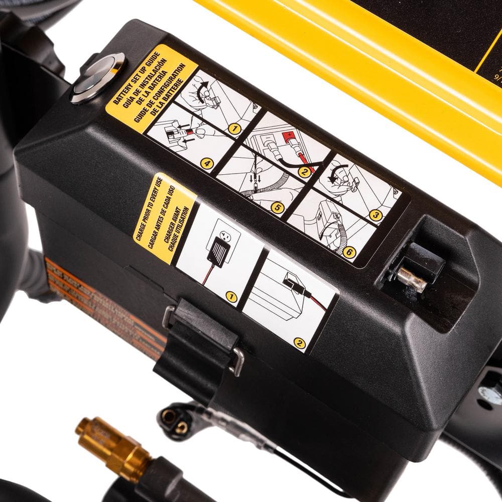 3400 PSI 2.5 GPM Gas Cold Water Pressure Washer with Electric Start Engine DXPW3425E