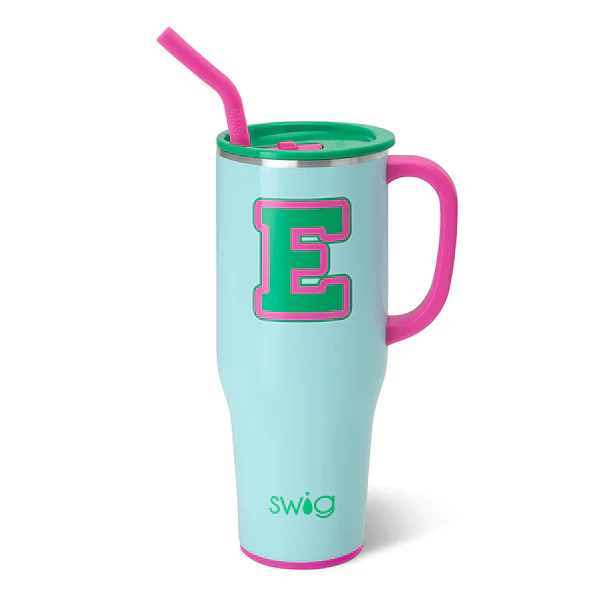 SWIG-INITIAL MEGA MUG TUMBLER (40oz)
