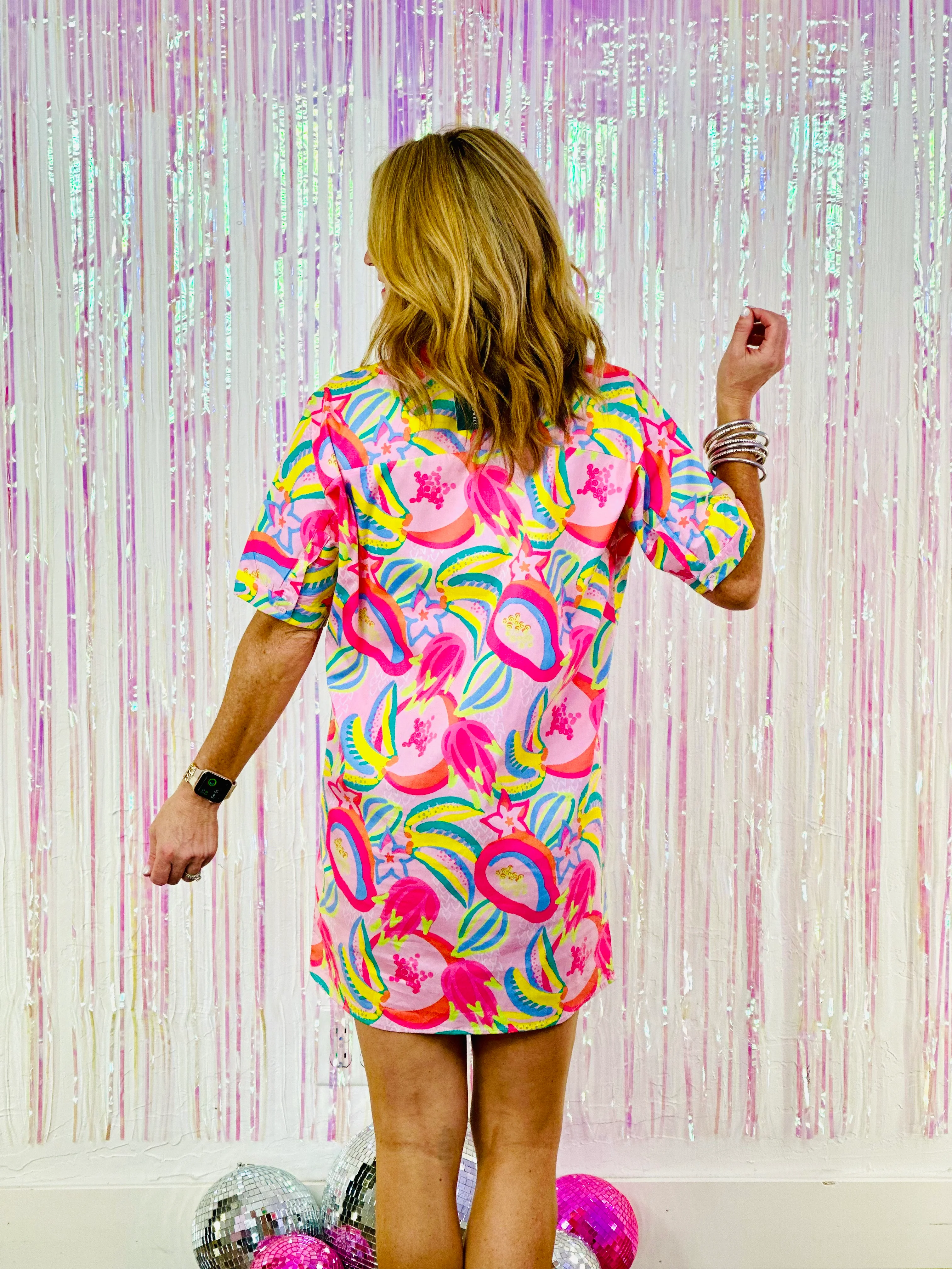 DANI DRESS-COPACABANA PINK