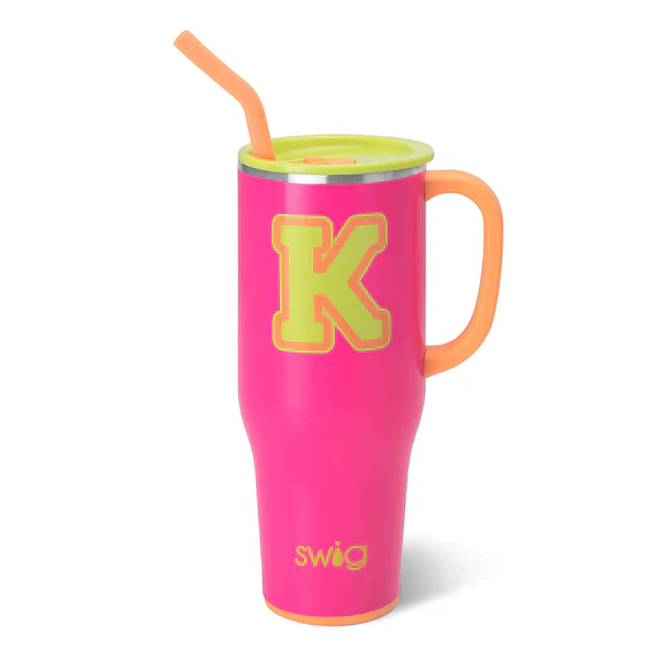 SWIG-INITIAL MEGA MUG TUMBLER (40oz)