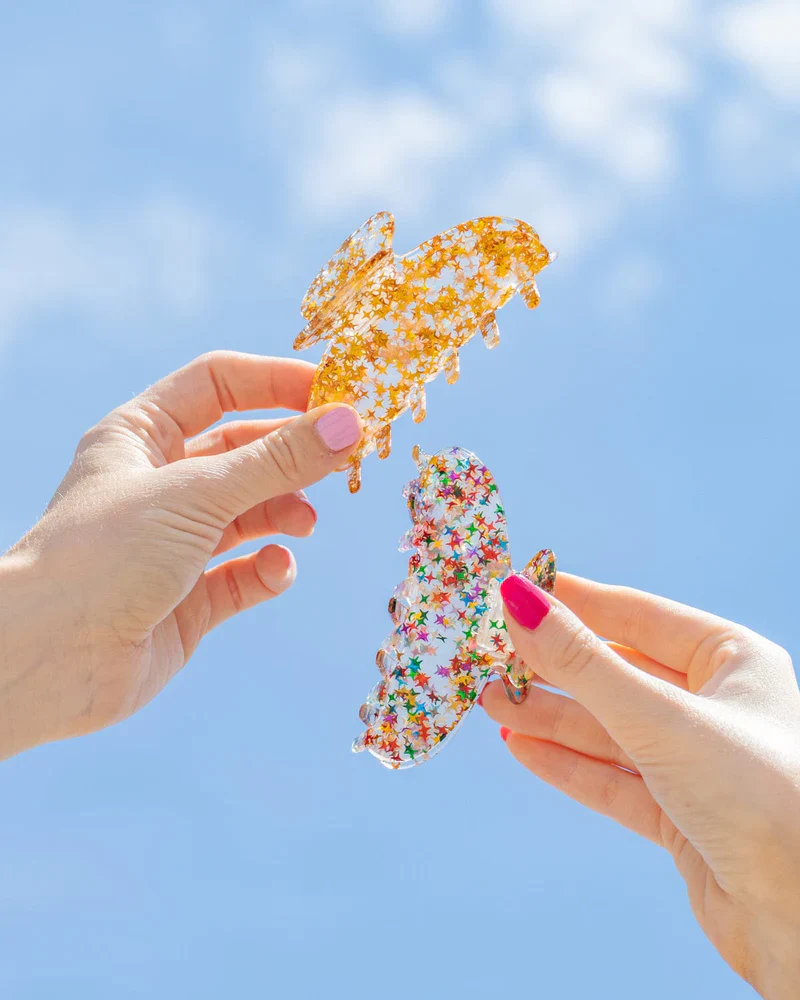 CONFETTI CLAW CLIPS(2CT)