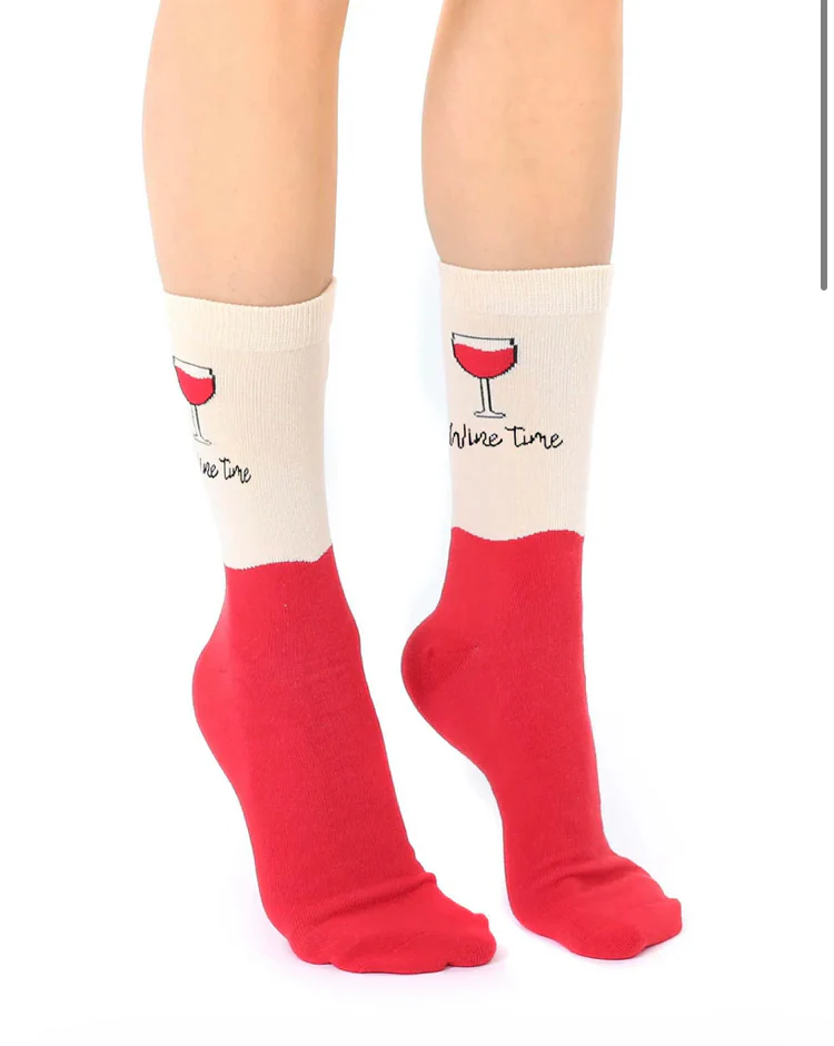 WINE 3D CREW SOCKS