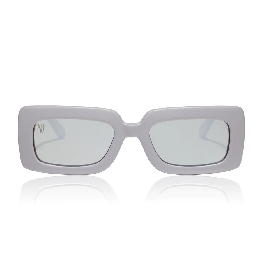 DIME-BAD BEACH MATTE GREY/SILVER MIRROR POLARIZED